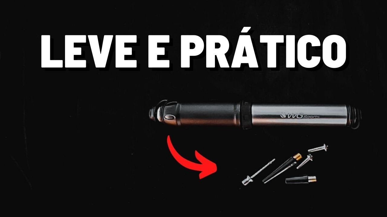 MINI BOMBA WG SPORTS - Bomba de ar para sua BIKE - BIKE D2