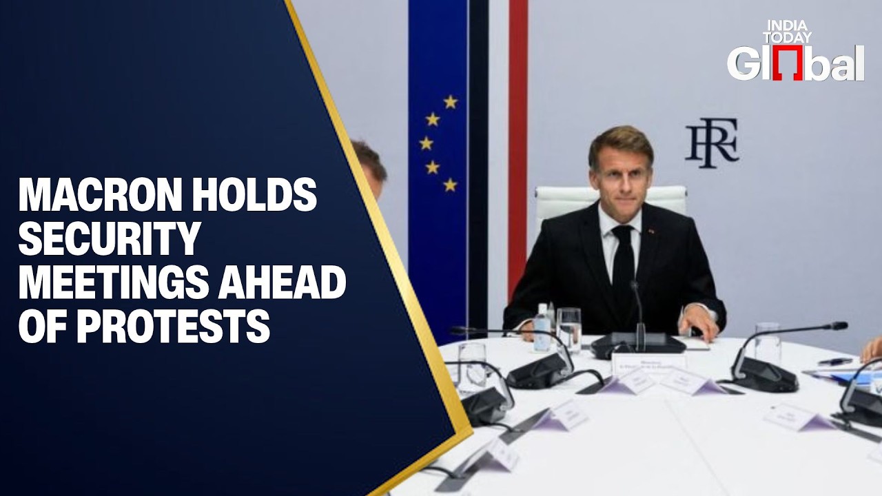 LIVE: French President Macron Holds Key Security Meeting Ahead of Weekend Protests