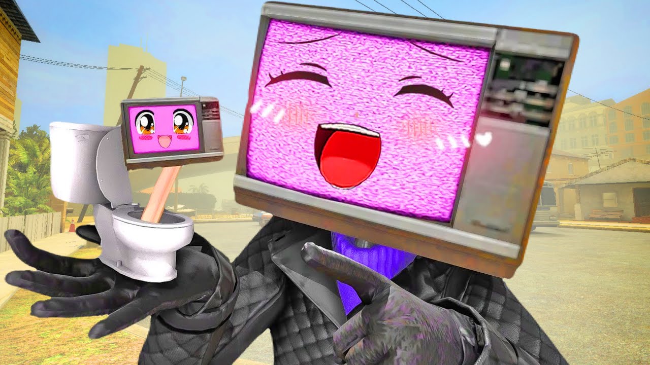 TV WOMAN NEW LOVE STORY 6 | TV Man Saves TV Woman in Garrys Mod