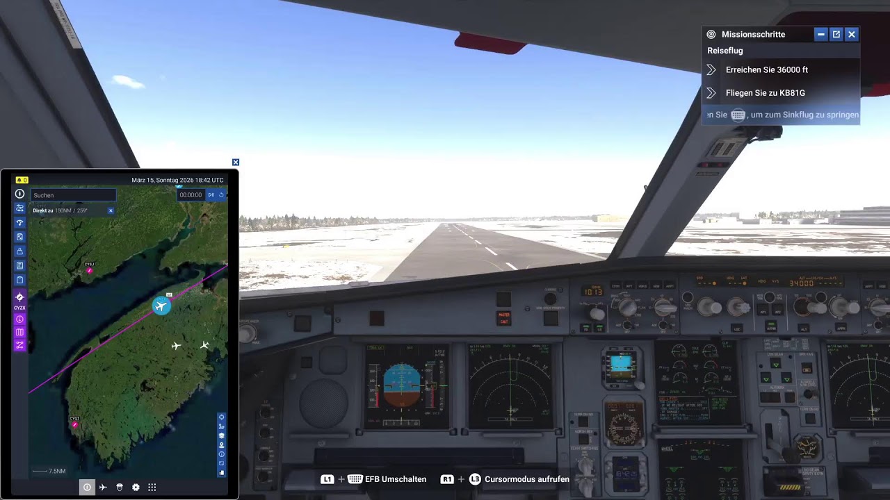 MSFS2024 PS5Pro Im KM mit A333 durch die Welt (GER) #018