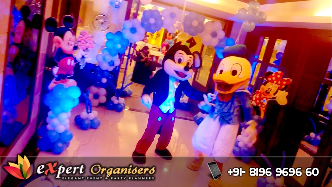 Expert #Birthday Planners & #Decorators Chandigarh | Disney Mickey Minnie Theme | Hotel Park Grand