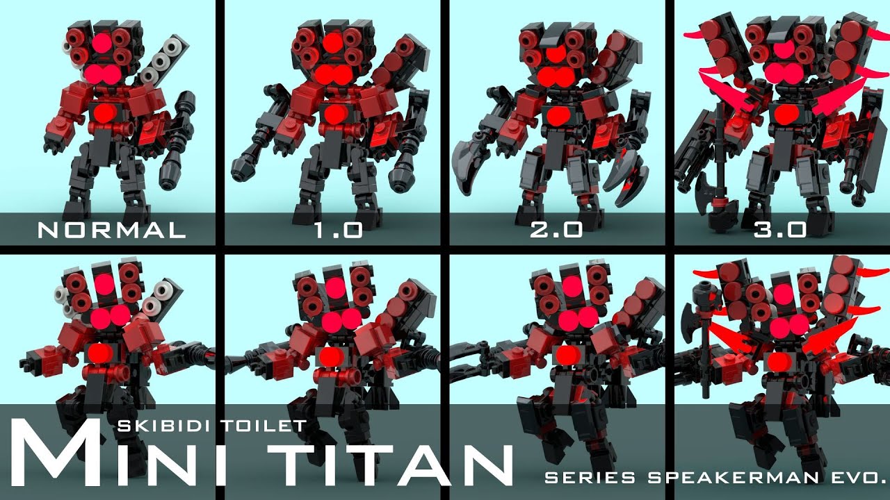 Skibidi Toilet LEGO : All New Mini Titan Speakerman | 