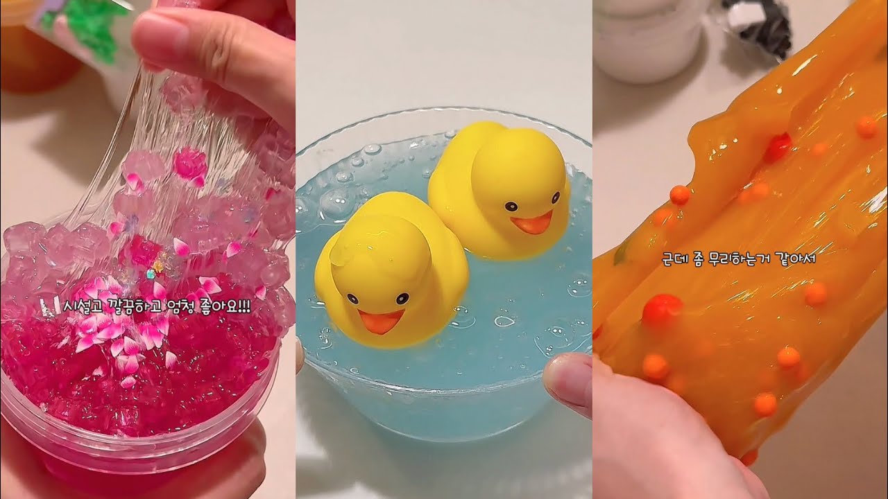 [💸Slime asmr💸] 슬라임이랑 말랑이 만지면서  tmi 썰 풀기 모음집!