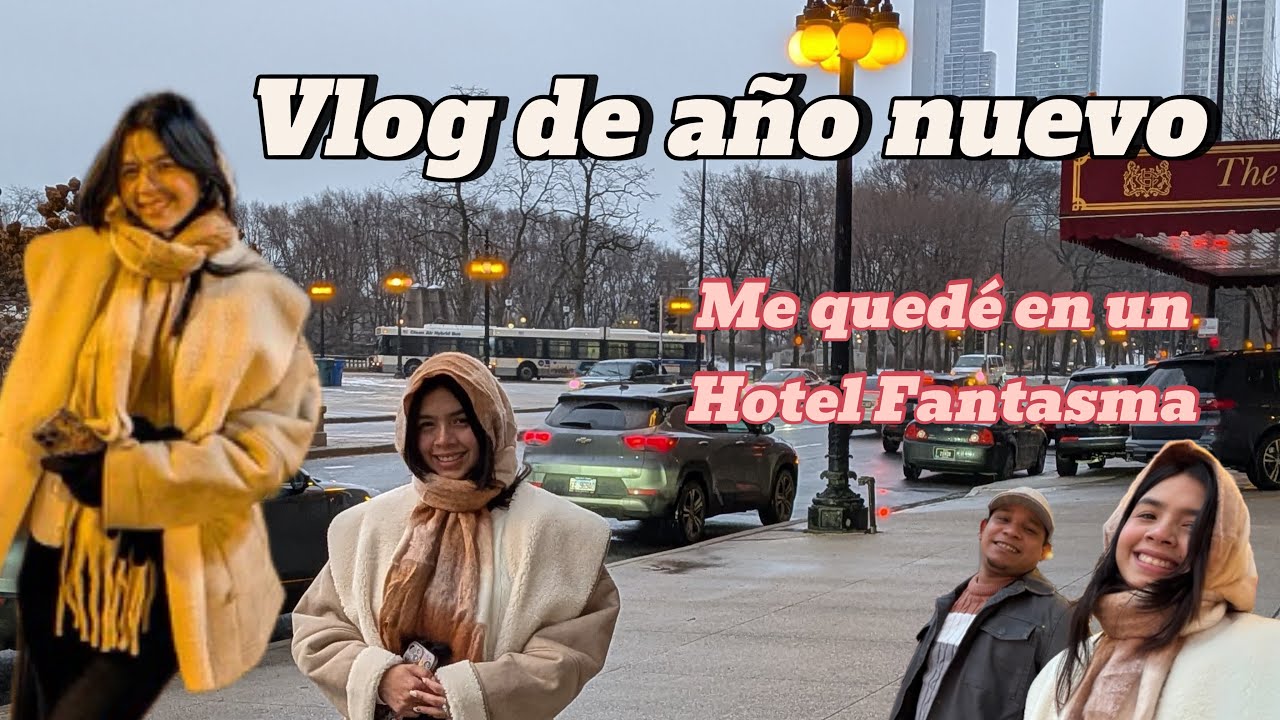 Vlog año nuevo en Chicago / Hotel Fantasma Congress Plaza 😱 