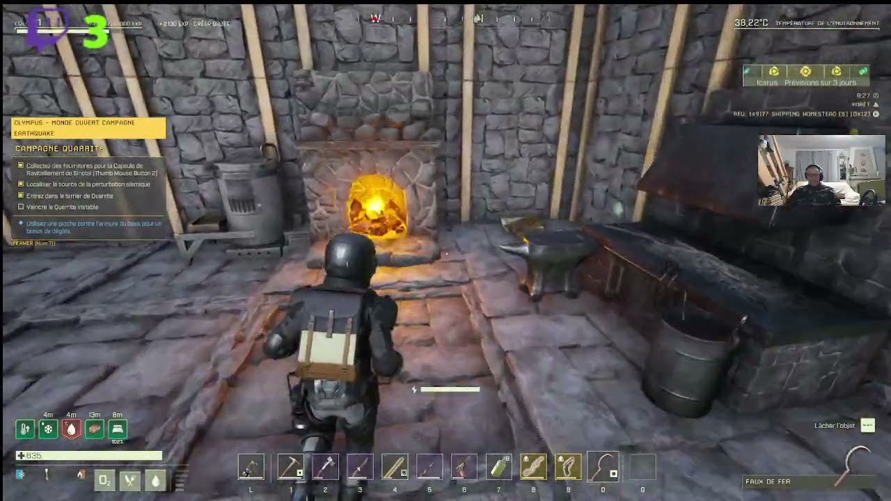 #666 Icarus Olympe Campagne Earthquake Max tonique récup 23 02 26 FR