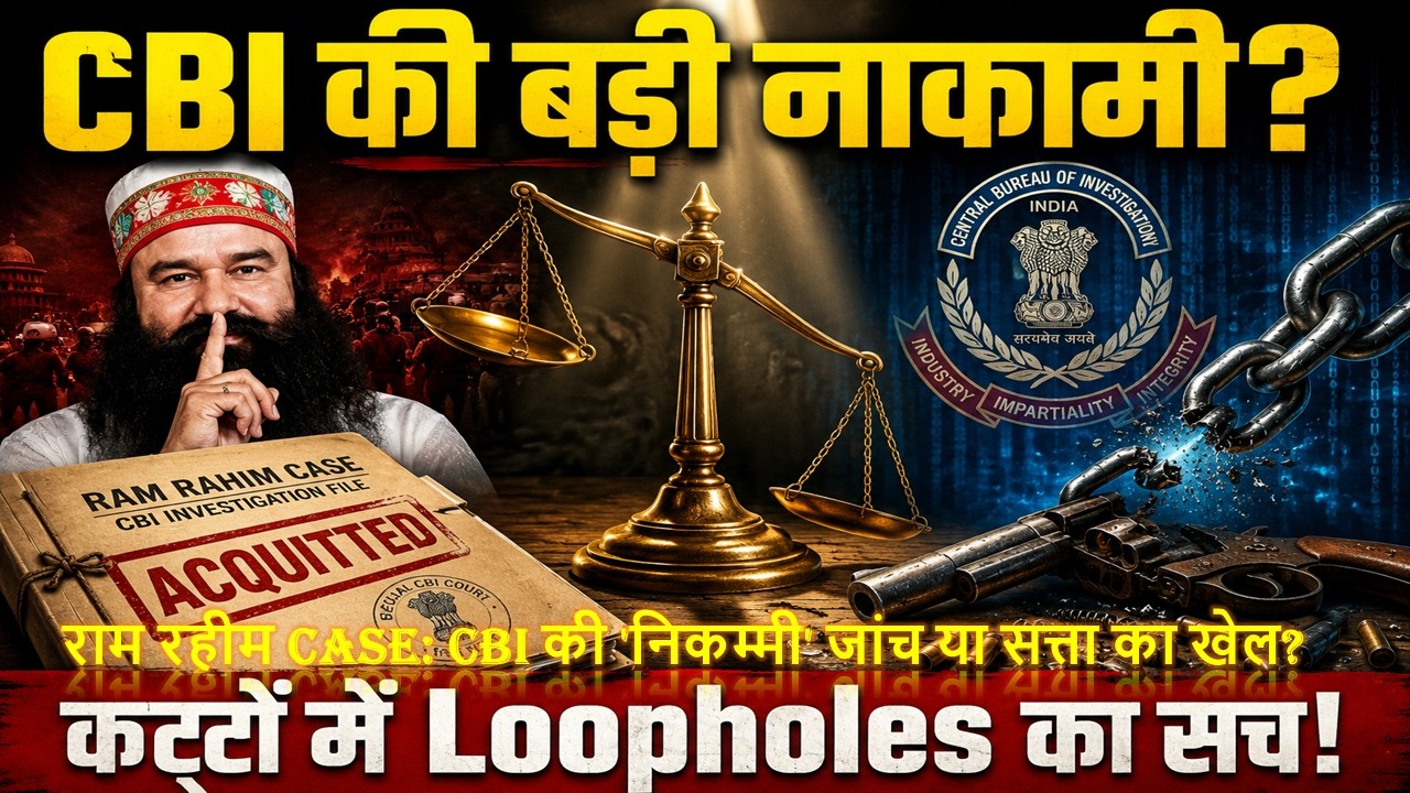 राम रहीम Case: CBI की 'निकम्मी' जांच या सत्ता का खेल? Original Judgment Analysis!