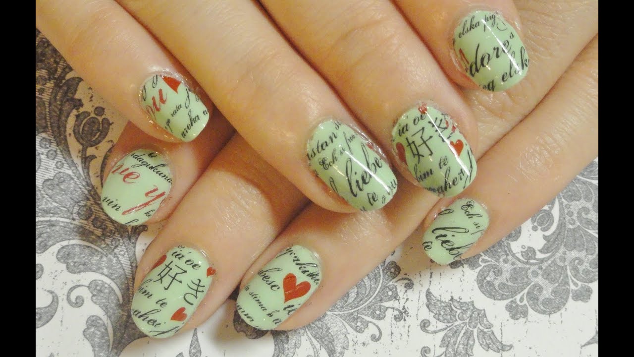 Tattoo Nails (Water Decals)