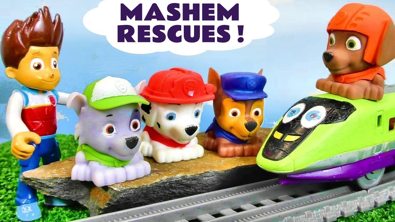 Can Ryder and the Mashem Pups rescue Zuma from the Funling Express?