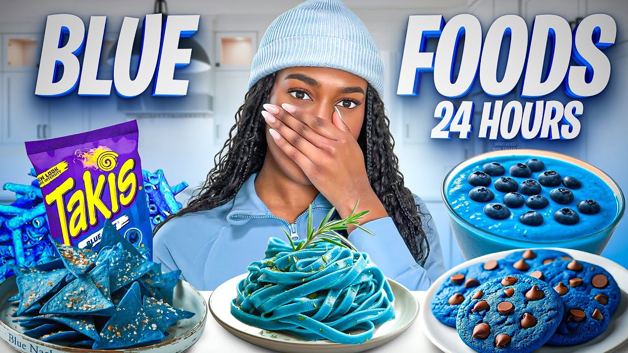 i ate blue foods for 24 hours...