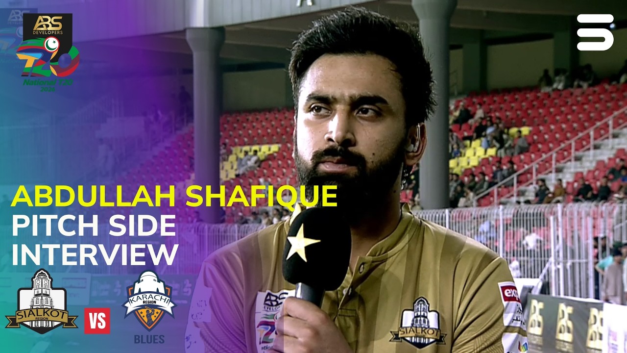 Abdullah Interview | Sialkot vs Karachi  | Match 04 | ABS Developers National T20 Cup 2026 | MZA1H