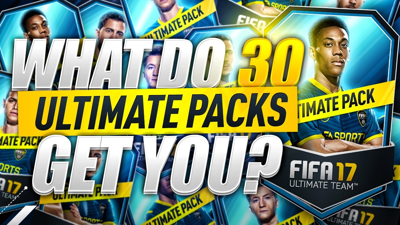 WHAT DO 30 ULTIMATE PACKS GET YOU?
