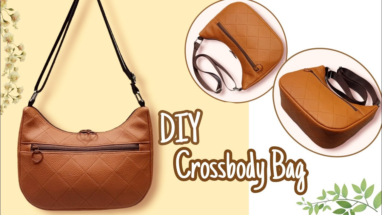 DIY Cara Membuat Tas/Crossbody Bag/Hand Bag/Tutorial & Pattern