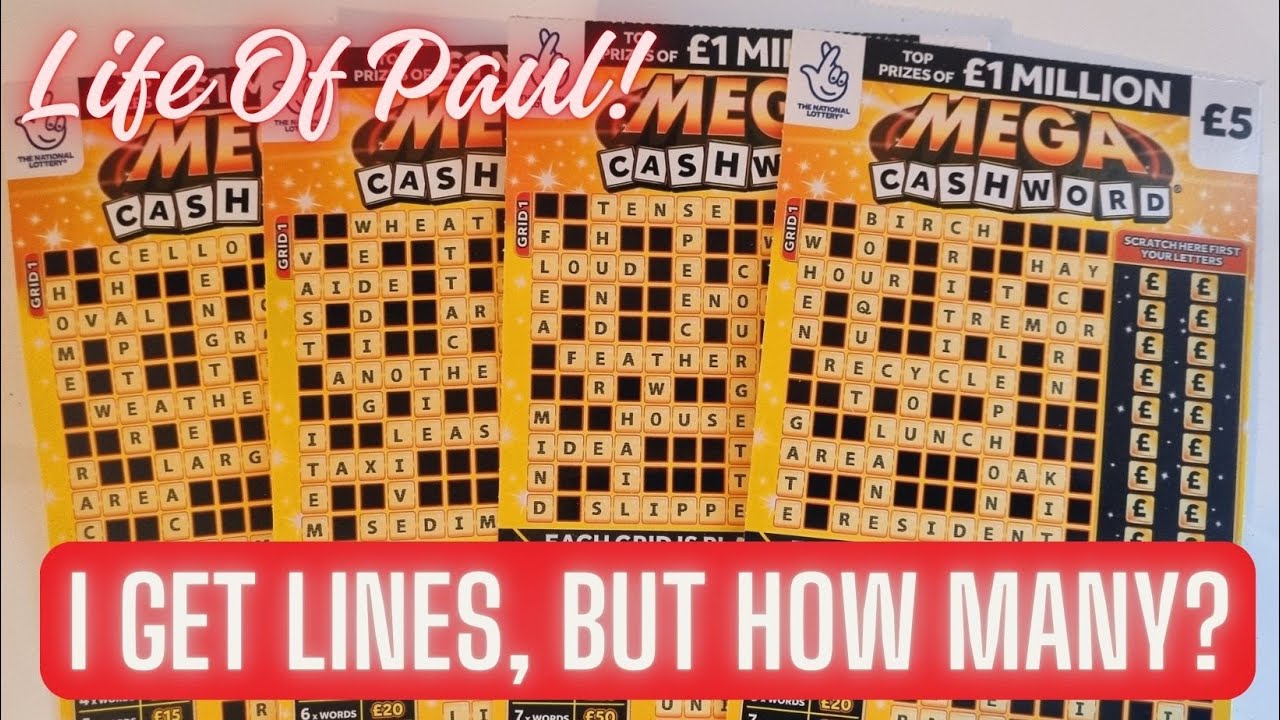 &pound;20 of the &pound;5 Mega Cashword Scratch Cards. Let's give them a try and see how they do!