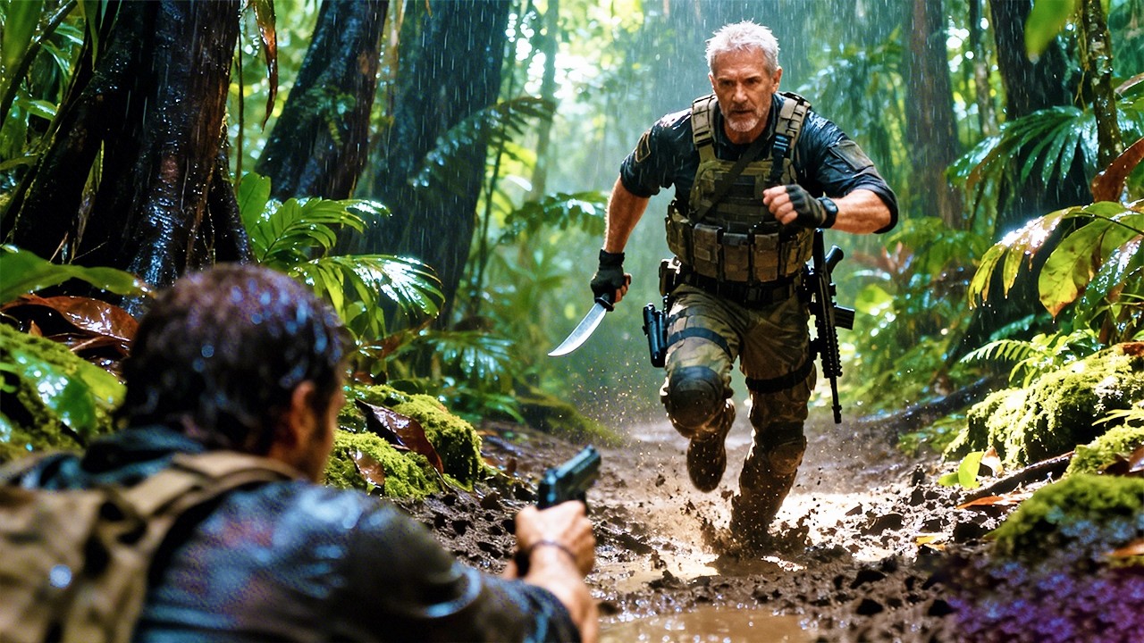 退役兵王热带雨林追捕逃犯，下一秒结局让人意外！#SpecialForces