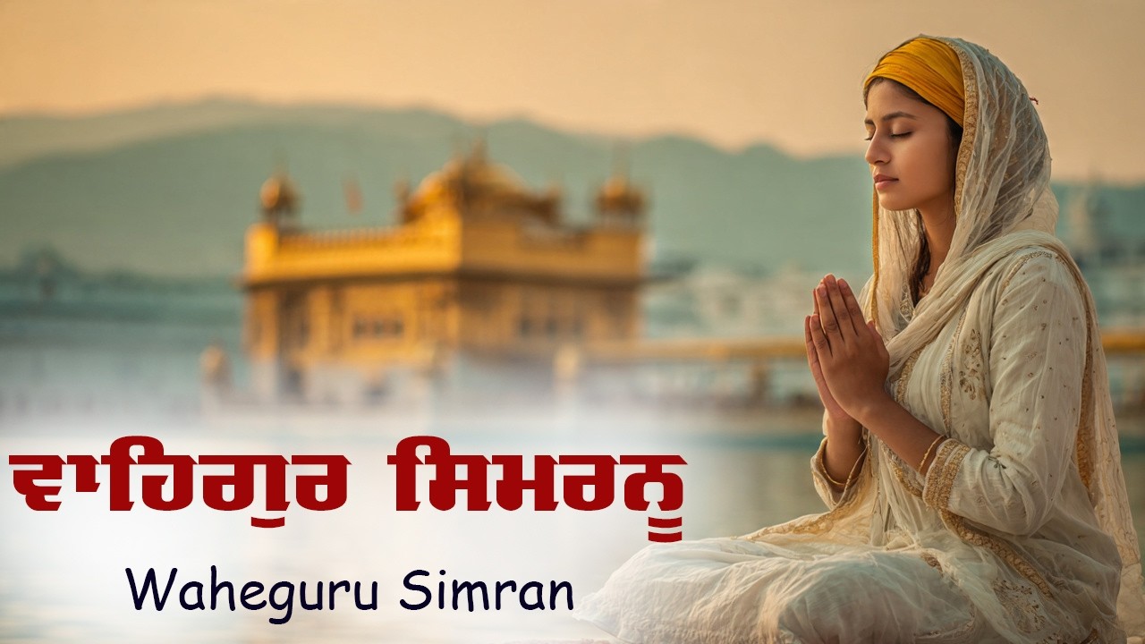 Waheguru Simran ~ ਵਾਹਿਗੁਰੂ ਸਿਮਰਨ ~ Best Relaxing Music #waheguru #relaxing #waheguruji #wmk
