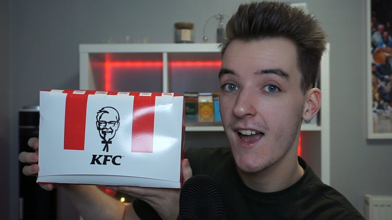 [ASMR] KFC Mukbang