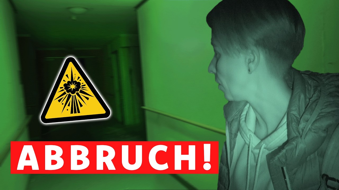 PLÖTZLICH KNALLT ES! NACHTS IM VERLASSENEN ALTENHEIM!