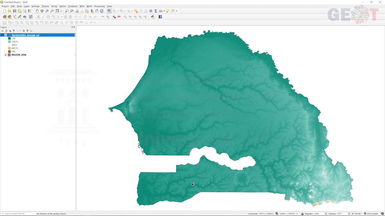 QGIS 3.x - RASTER - VISUALISATION