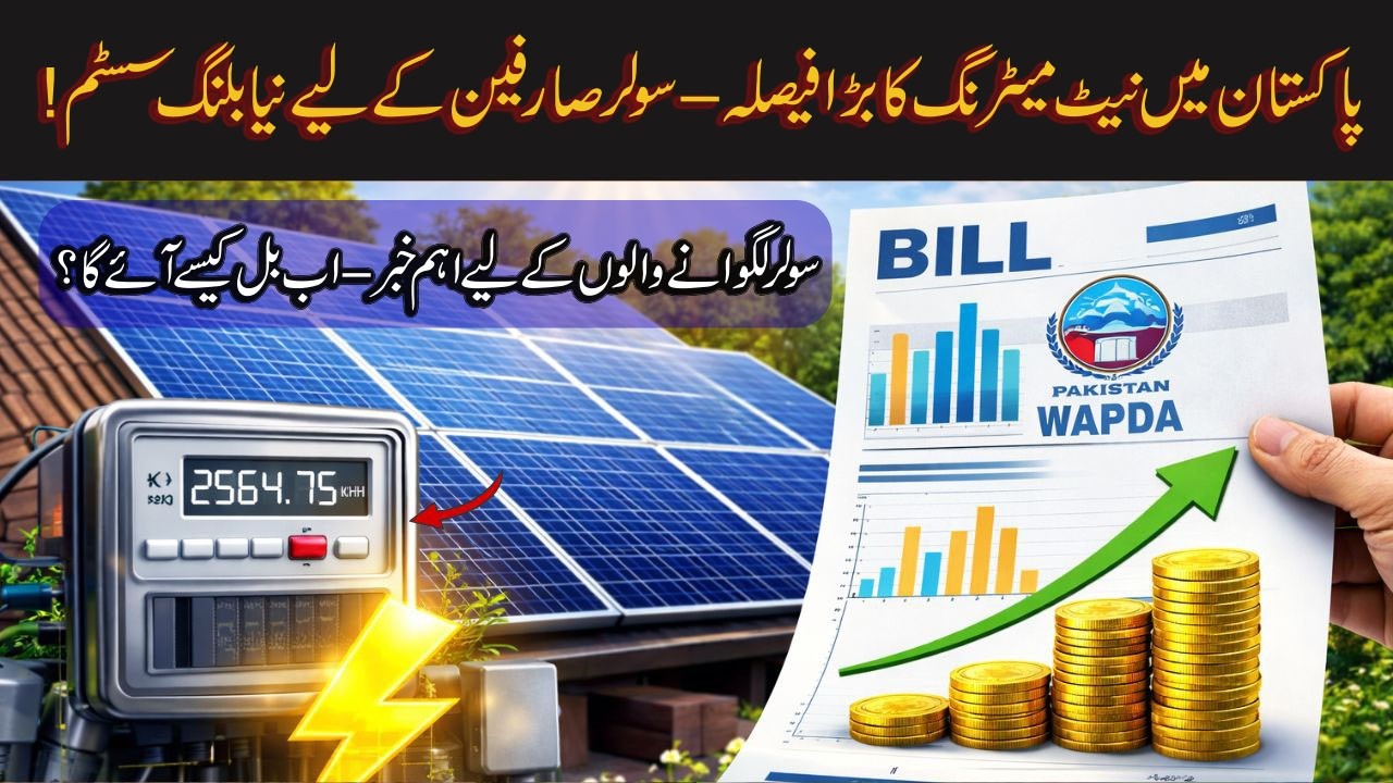 Solar Net Metering Khatam? Pakistan Mein Solar Users Ke Liye Naya Net Billing System 2026
