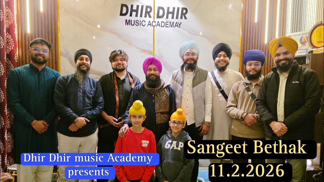 Dhir Dhir music Academy presents | SANGEET BETHAK #tabla #indianmusic #2026 
