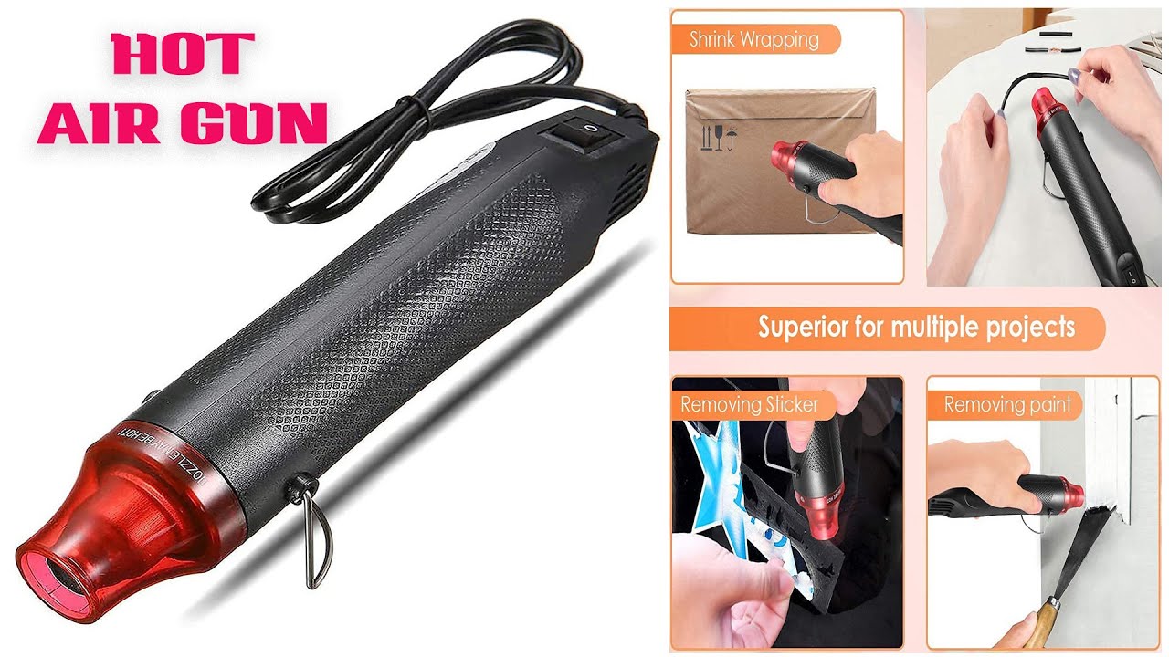Handheld Portable Mini Heat Gun Multi-Function Electrical Heat Tool #shorts