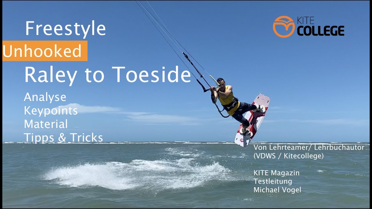 Kitecollege Raley into Toeside #Unhooked Freestyle lernen