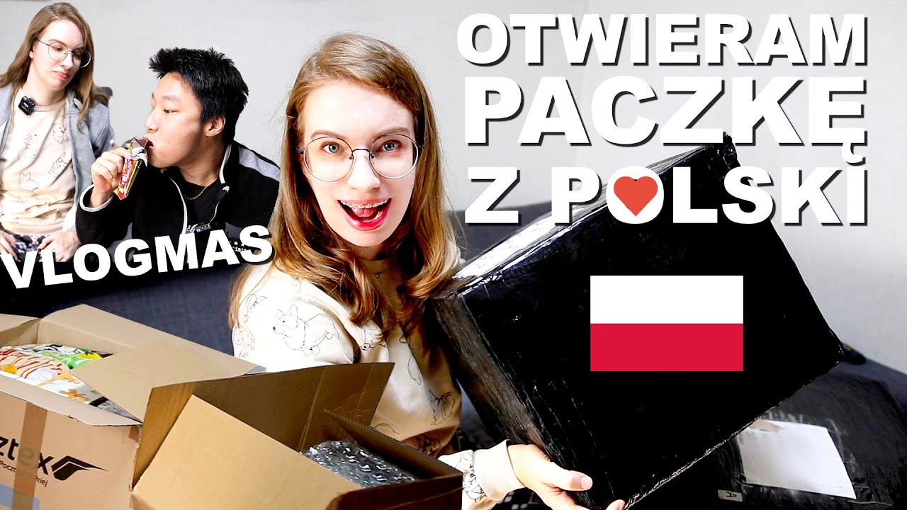 OTWIERAM PACZKĘ Z POLSKI! Zamówienie i prezenty z Polski dotarły do Korei 🎁 | VLOGMAS 2022