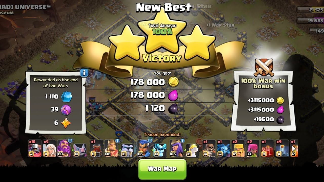 COC - First Day of CWL, Got 3 Stars with This Awesome Strategy!