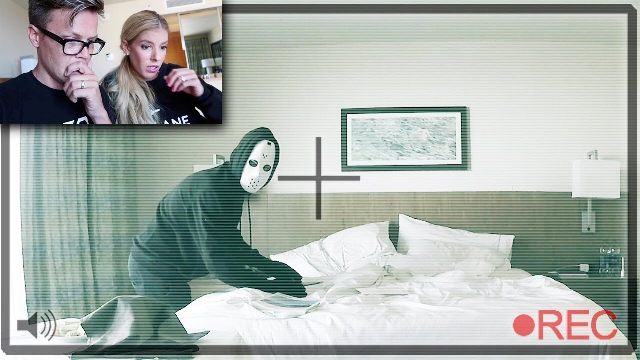 FOUND GAME MASTER  in our HOTEL ROOM (SECRET Hidden Spy Gadgets Surveillance footage behind MASK)