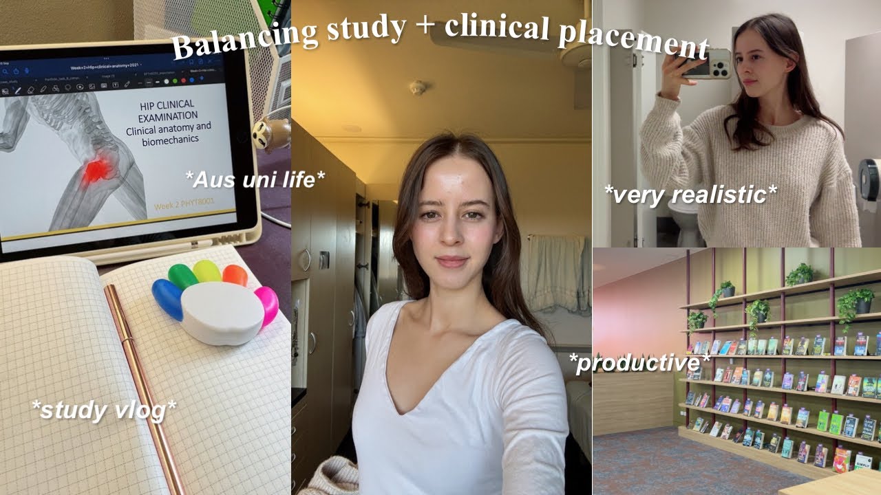 Realistic Study Vlog 🎓 Productive Life of a Uni Student in Australia *broke and stressed* 