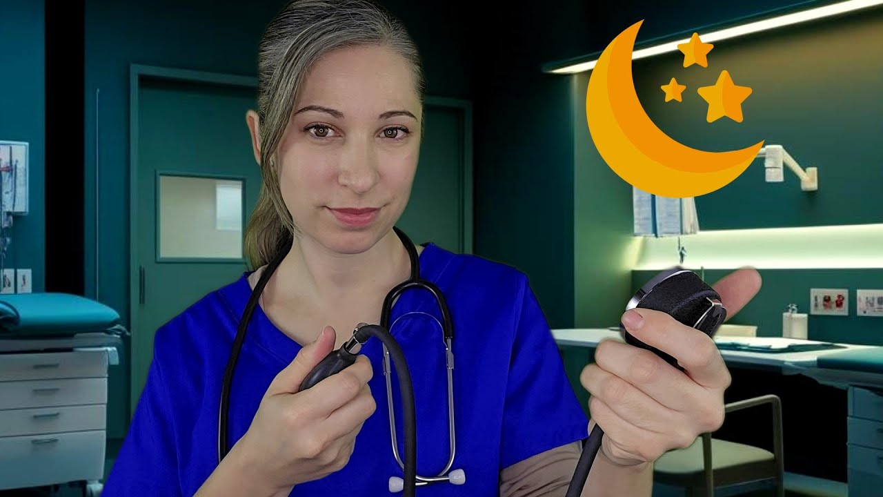 Clínica ASMR | Revisión Nocturna MUY ATENTA a tu salud | Roleplay médico