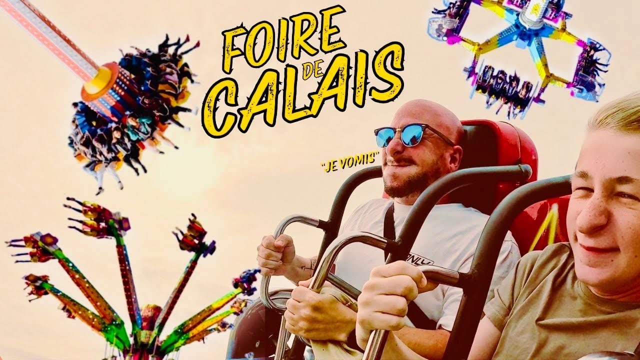 J'ai testé le manège le plus violent de la Foire aux manège de CALAIS 😱 