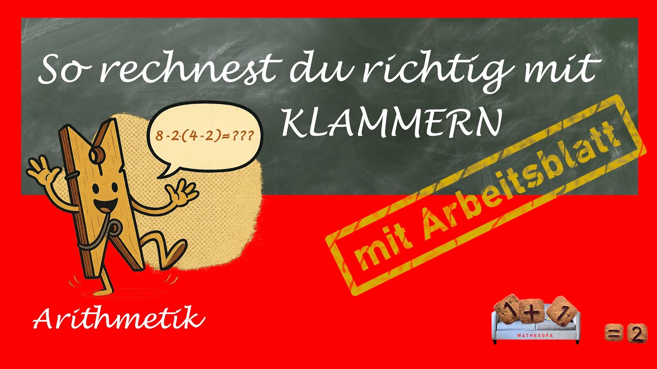 Richtig rechnen mit Klammern | Klasse 5