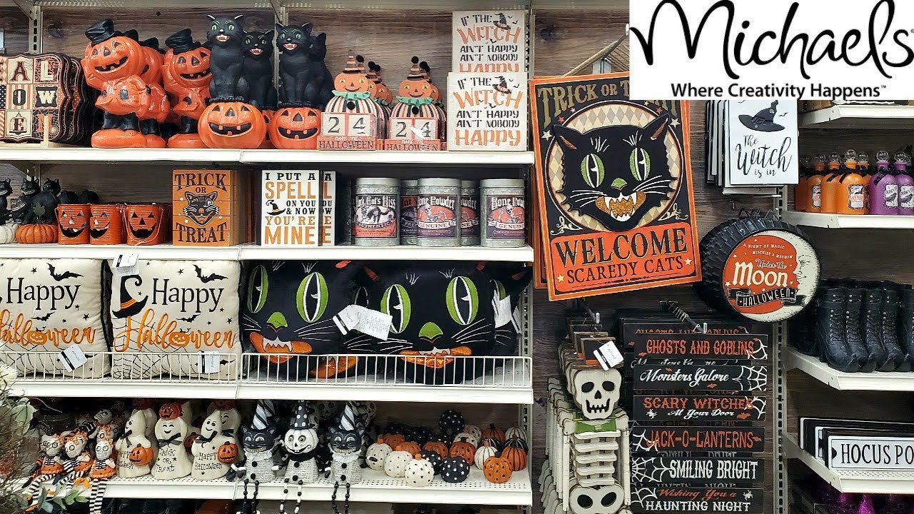 Michael's HALLOWEEN VINTAGE DECOR & TUESDAY MORNING SHOP WITH ME 2019