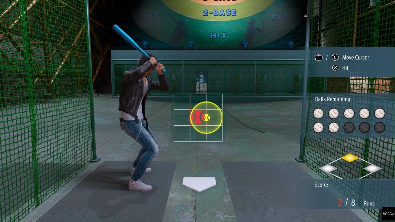 Lost Judgment TownGo Batting All Challenge Courses Guide