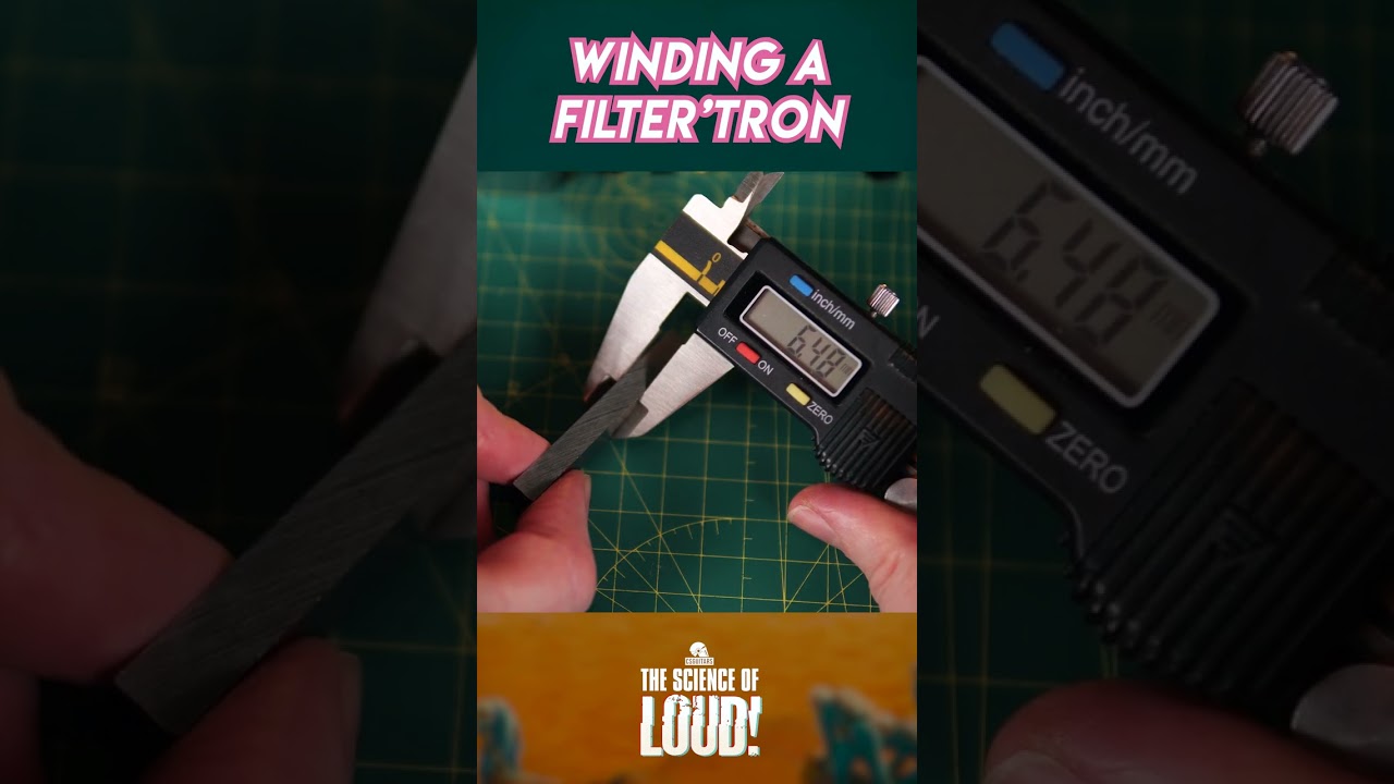 Winding a Filter'tron Pickup #shorts #csguitars #scienceofloud