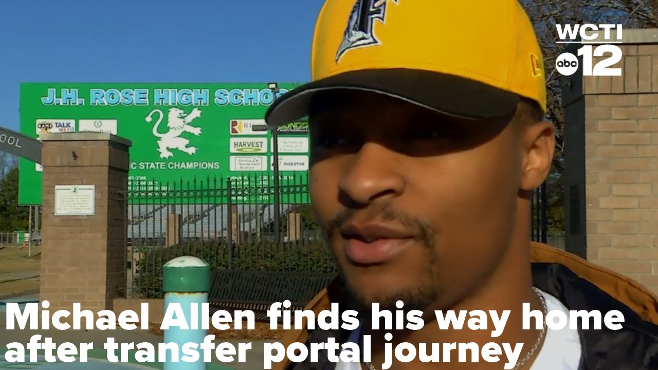 ECU running back Michael Allen finds his way home after winding transfer portal journey