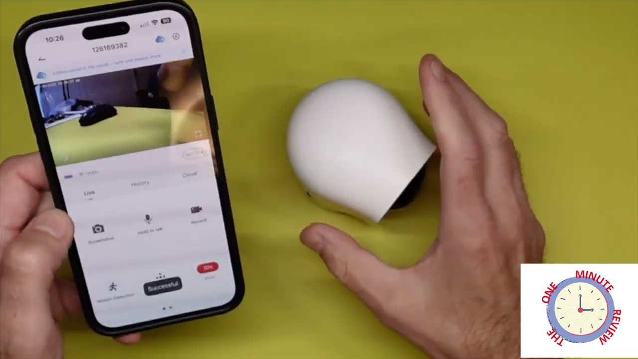 Внутренняя панорамно-наклонная камера видеонаблюдения COCOCAM 2K
