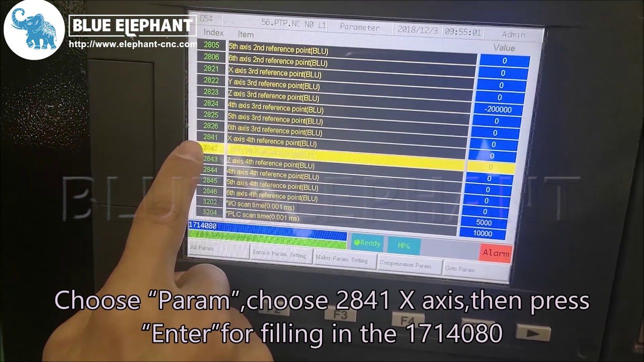 How To Set The Position Of Tool Calibration In Syntec 6MB Control System