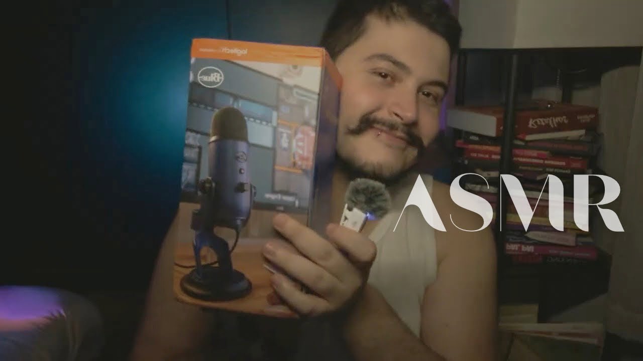 Testando o Blue Yeti pela primeira vez 🎧 | Unboxing ASMR