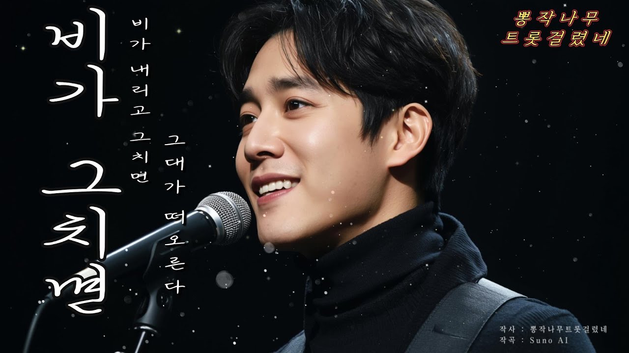 🎵 《비가 그치면》｜🌈 “비가 그치면, 그대의 색은 아직 내 마음에 남아 ”｜뽕작나무 트롯걸렸네 Official