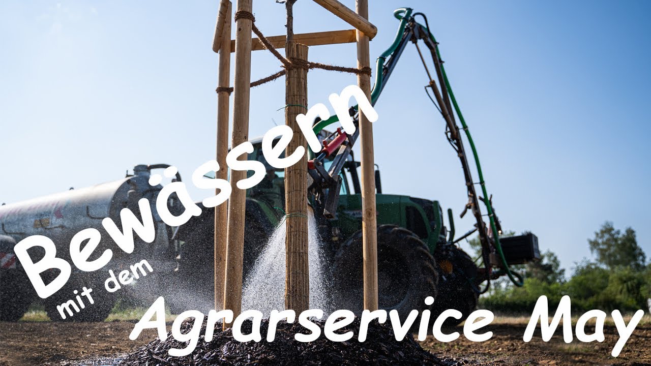 Bewässern, maschinell oder per Hand mit dem Agrarservice May | Land und Technik TV