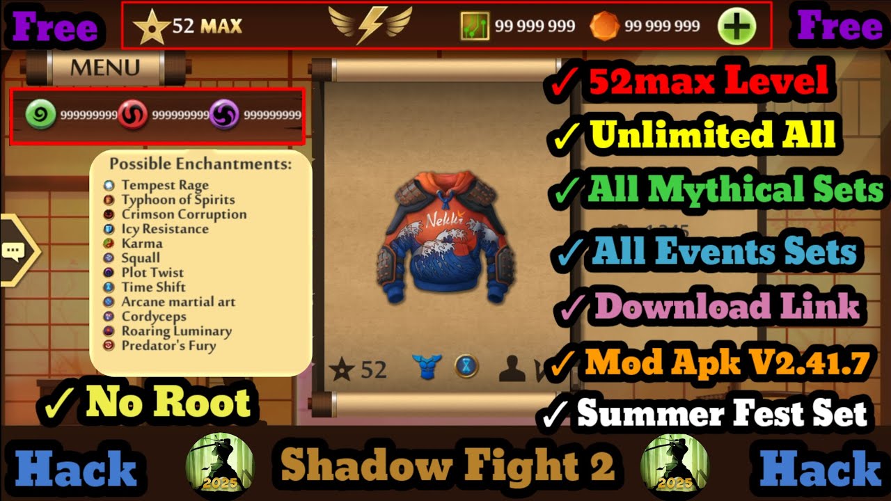 || Shadow Fight 2 Hacking | How To Get Mod Apk+Unlimited All+Unlock All In SF2 (V2.41.7) ||#37
