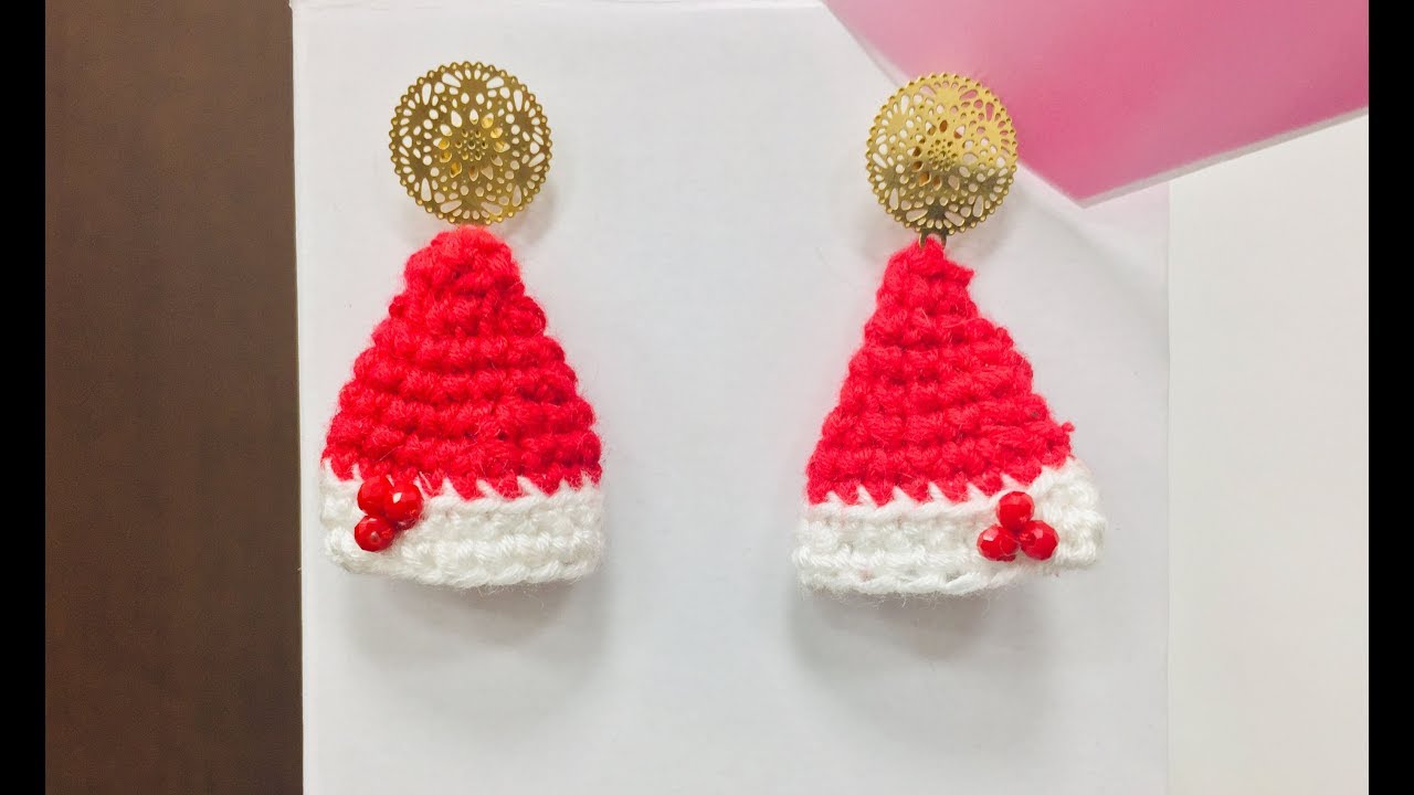 Aretes Navideños a crochet ♥♥♥