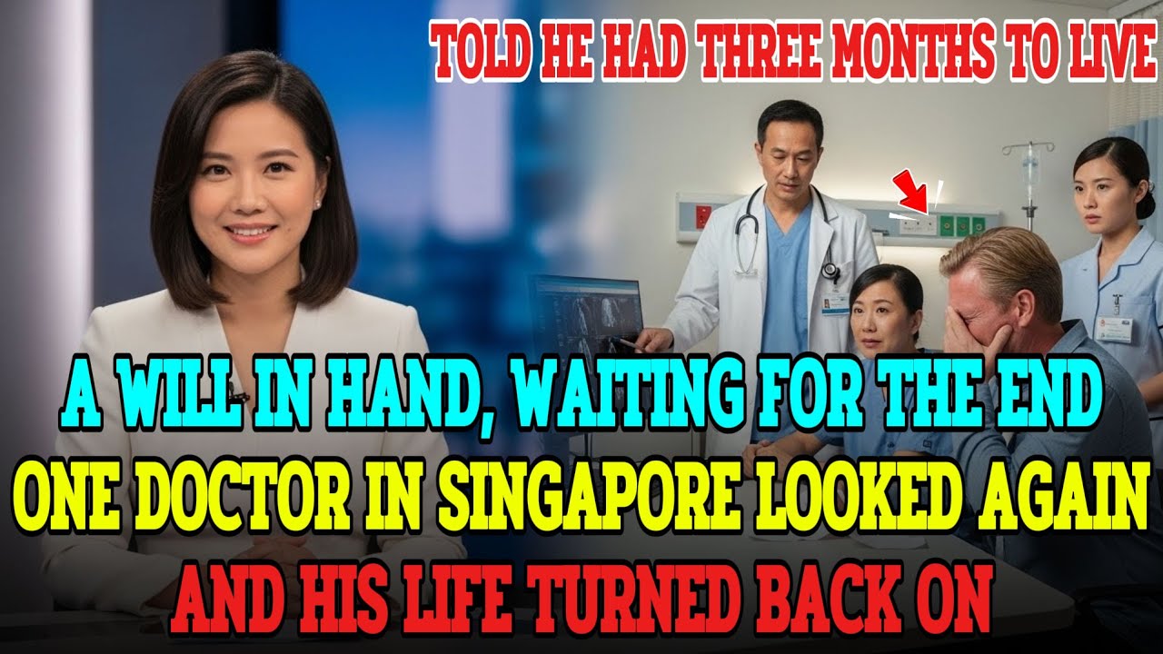 THREE MONTHS TO LIVE A MISDIAGNOSIS, A SINGAPORE DOCTOR, AND A SECOND LIFE
