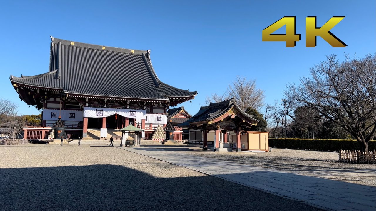 [4K] Tokyo Temple Walk | A 4K walk around Honmonji Temple in Ikegami, Ota Ward. (池上本門寺）