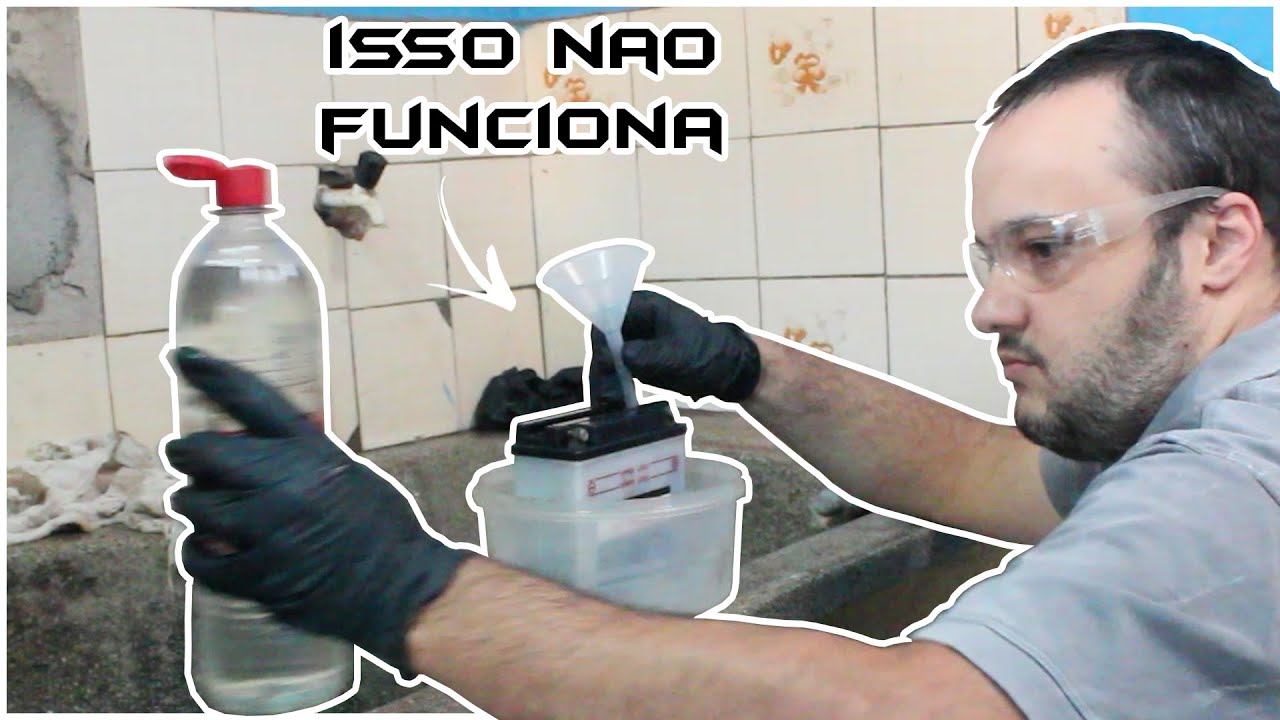Trocar o ácido da bateria faz ela funcionar de novo??