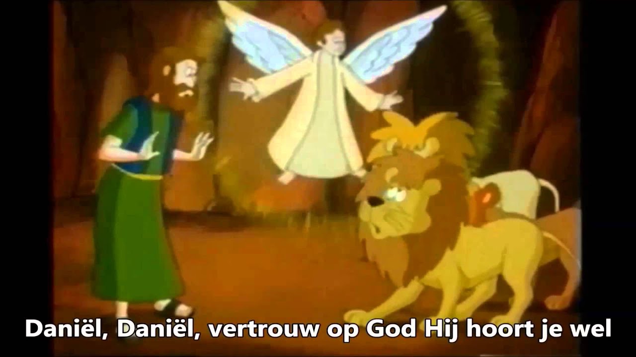 Dani&euml;l, Dani&euml;l, vertrouw op God Hij hoort je wel (met tekst)