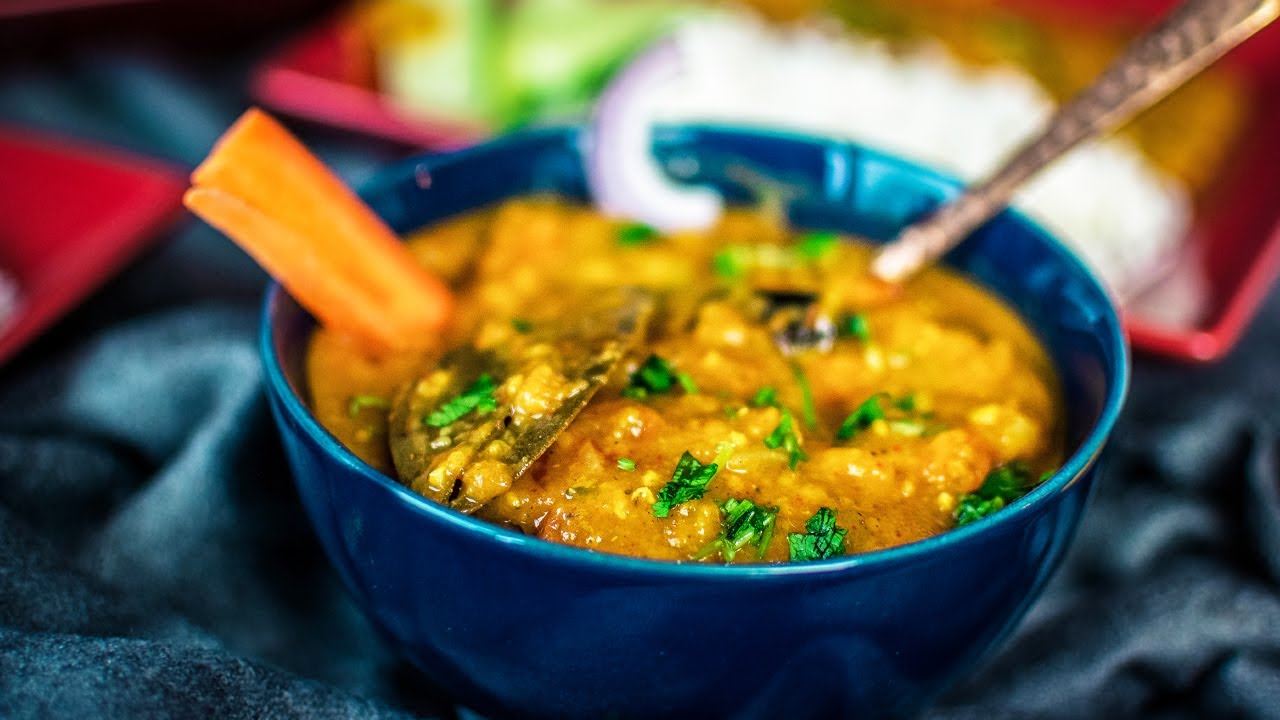 Easy and Quick Instant Pot Masoor Dal Tadka -  Red Lentils Curry in 15 Minutes - Vegan - Gluten-free