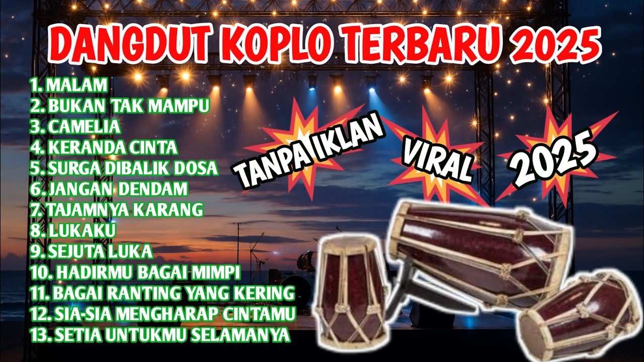 DANGDUT KOPLO TERBARU 2025 - TANPA IKLAN! | Kendang Jaipong